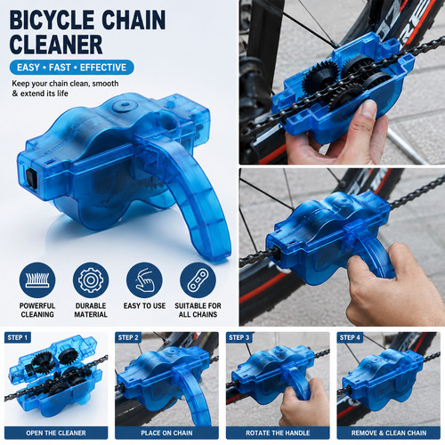 Bicycle chain cleaner brush - bicycle,