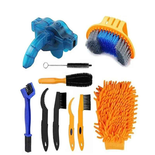 Bike cleaning brush set - brush,