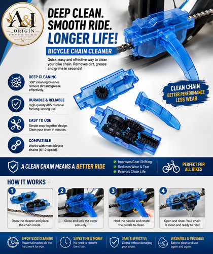 Bicycle chain cleaner - cleaner, bike