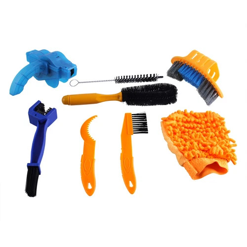 8pcs bicycle cleaning brush - bicycle,