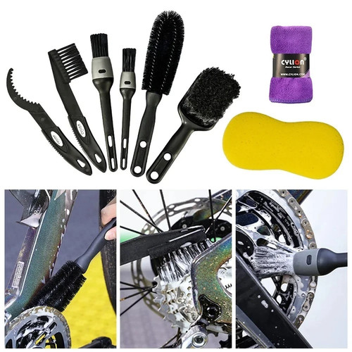 Bike cleaning brush set - bike,