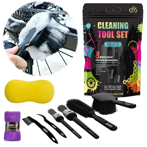 Bicycle cleaning brush set - brush,